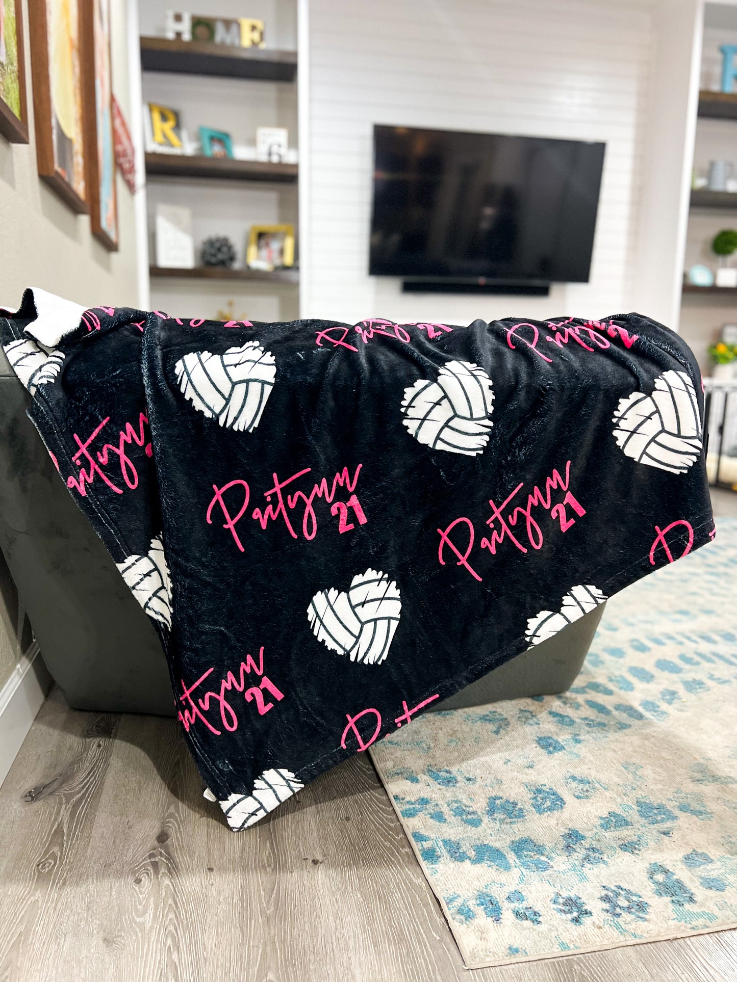 Volleyball Personalized Blanket