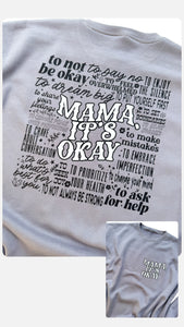 Mama, it's okay