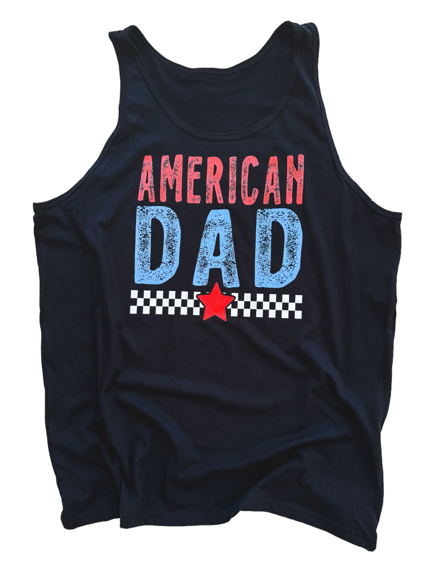 Checkered American MAMA / DAD