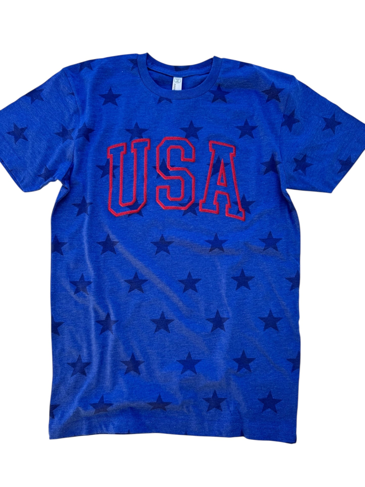 USA - Stars - GLITTER PUFF