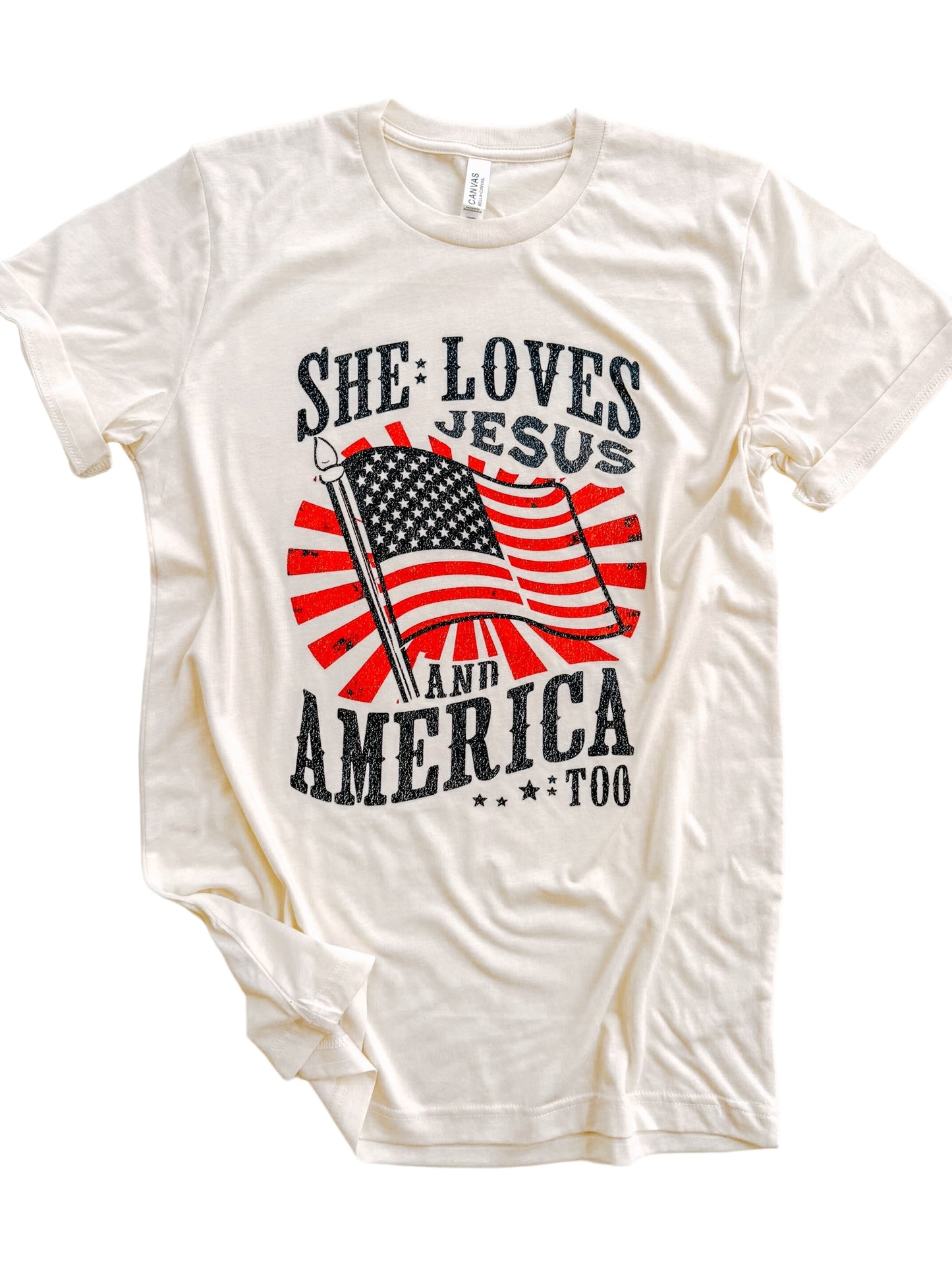She loves Jesus and America too