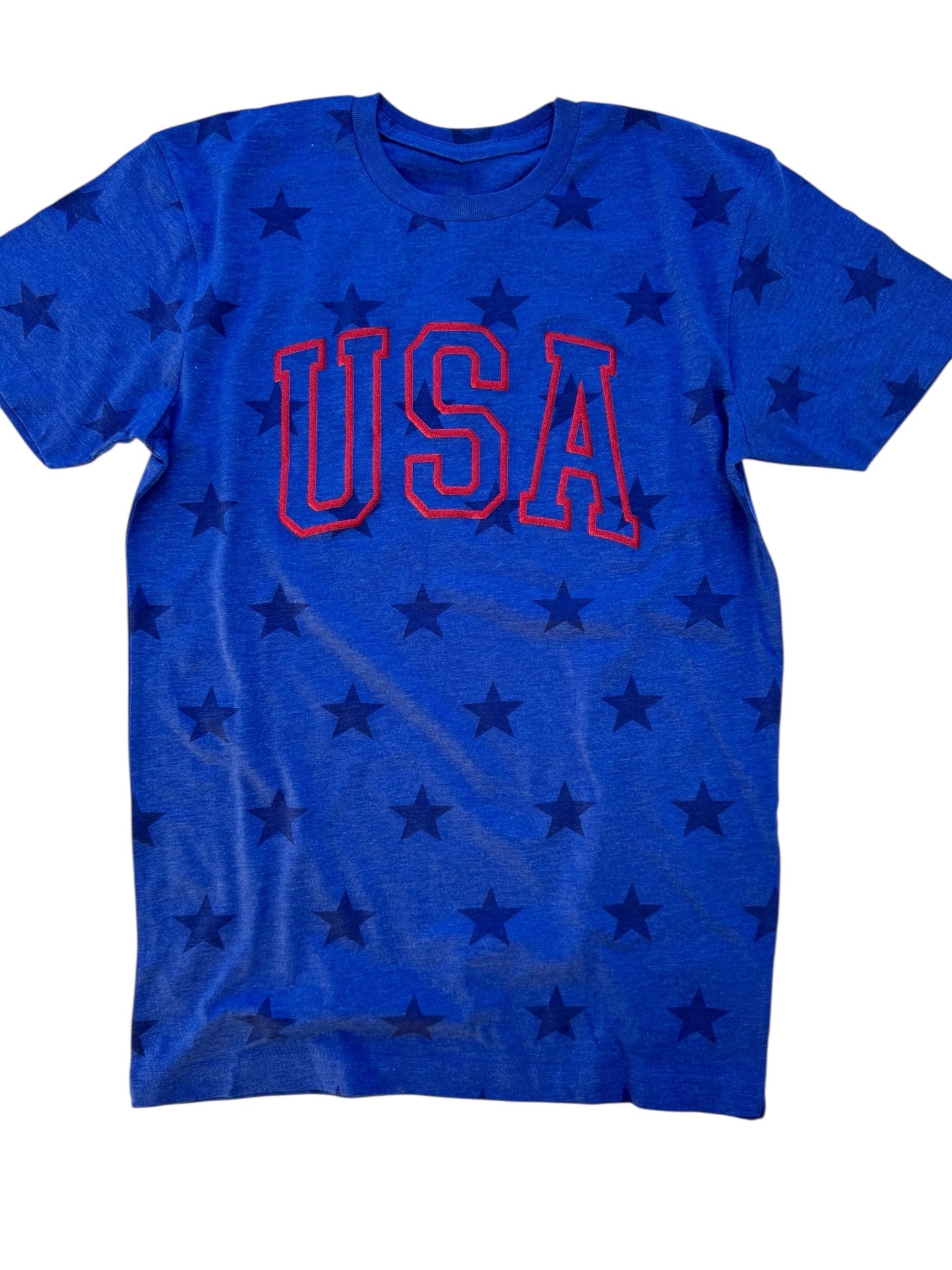 USA - Stars - GLITTER PUFF