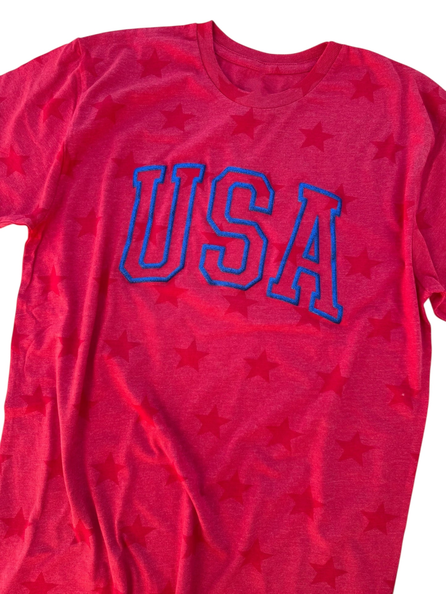 USA - Stars - GLITTER PUFF