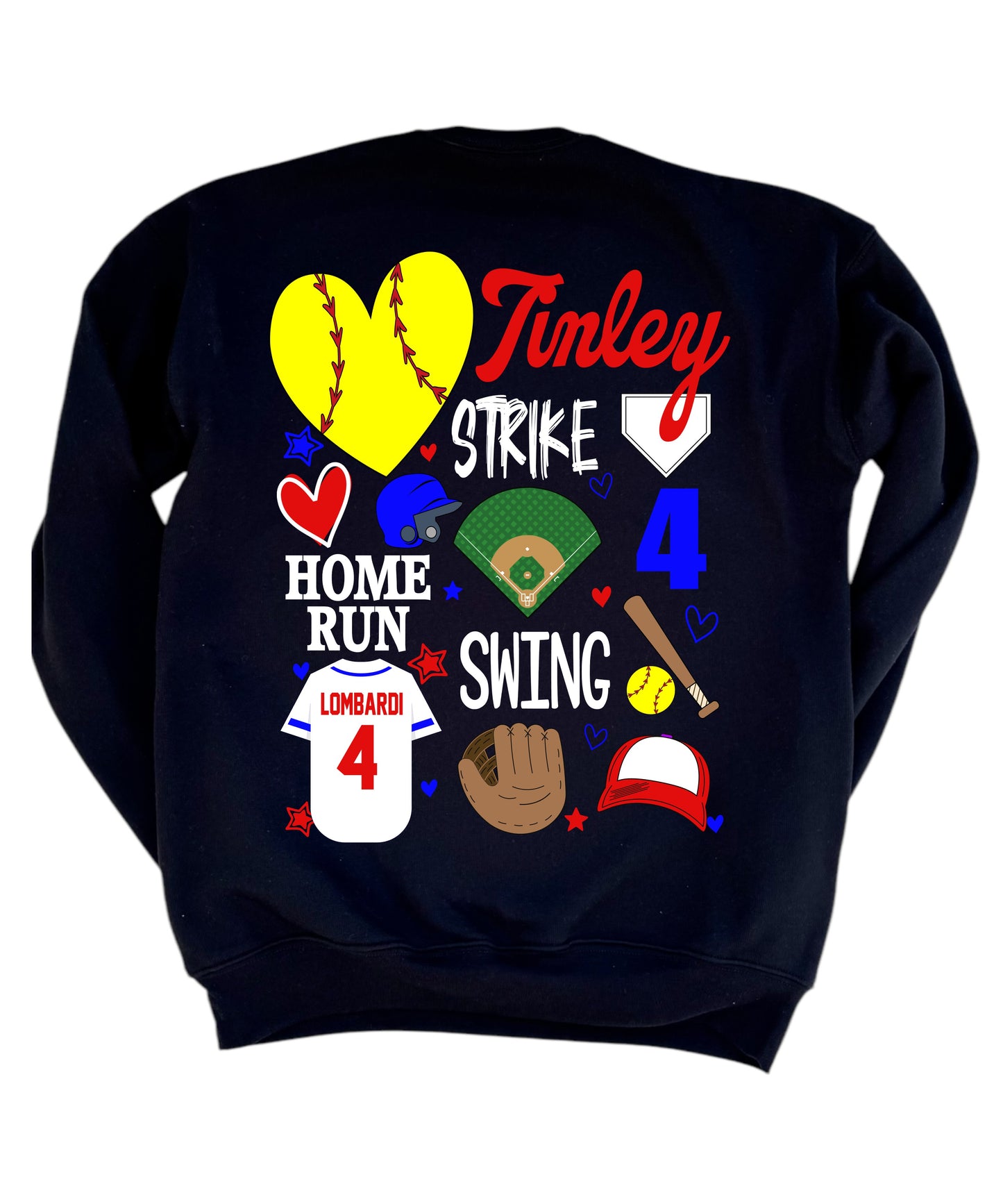 SOFTBALL DOODLE - CUSTOMIZABLE