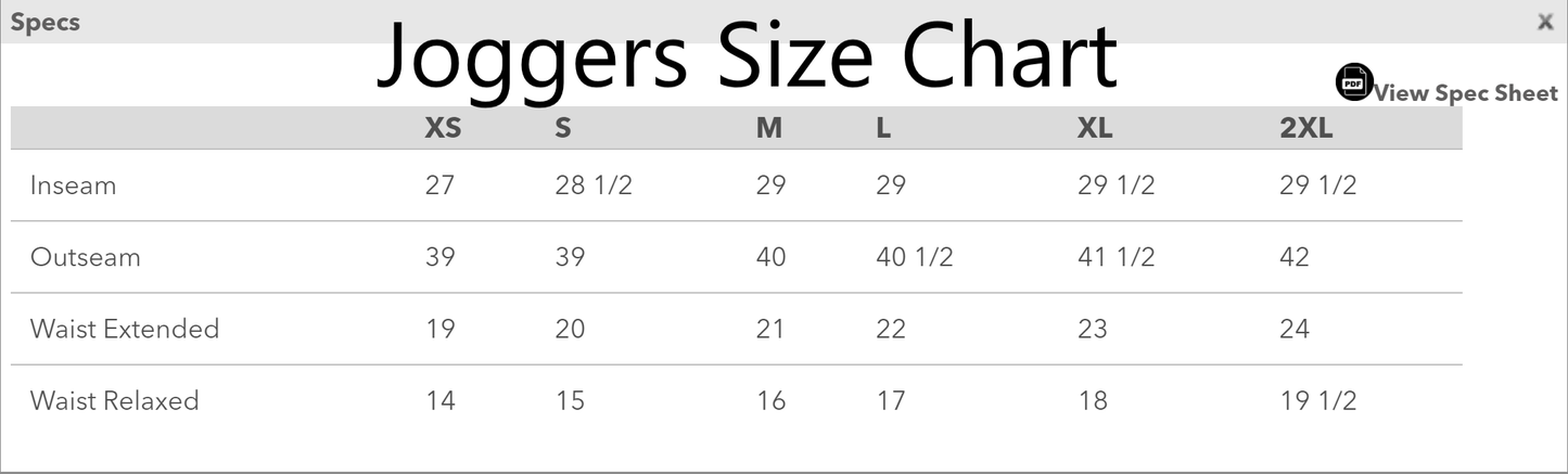 Mrs badge number joggers