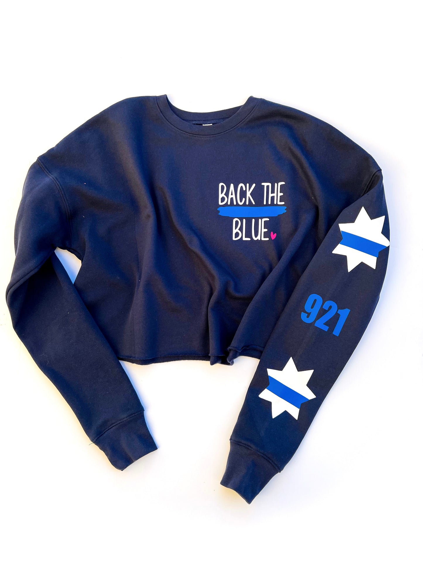 Back the Blue - Pocket and Sleeve design