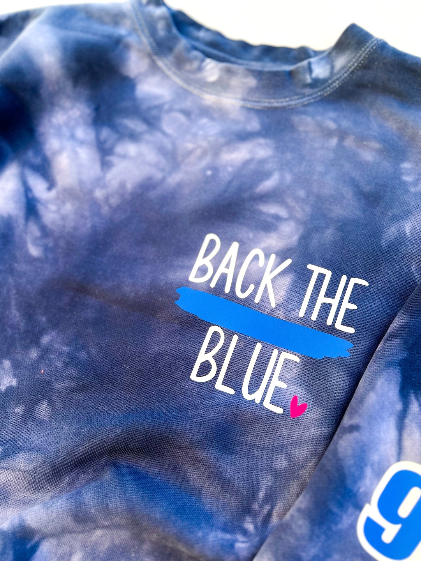 Back the Blue - Pocket and Sleeve design