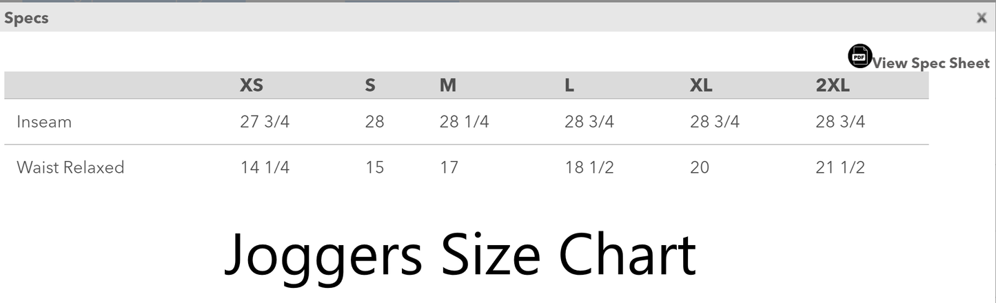 Thin RED line - JOGGERS