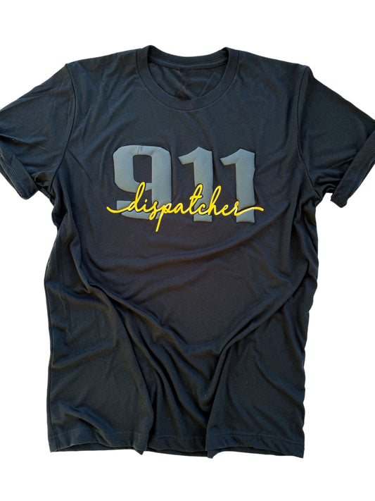 911 Dispatcher- Black Puff