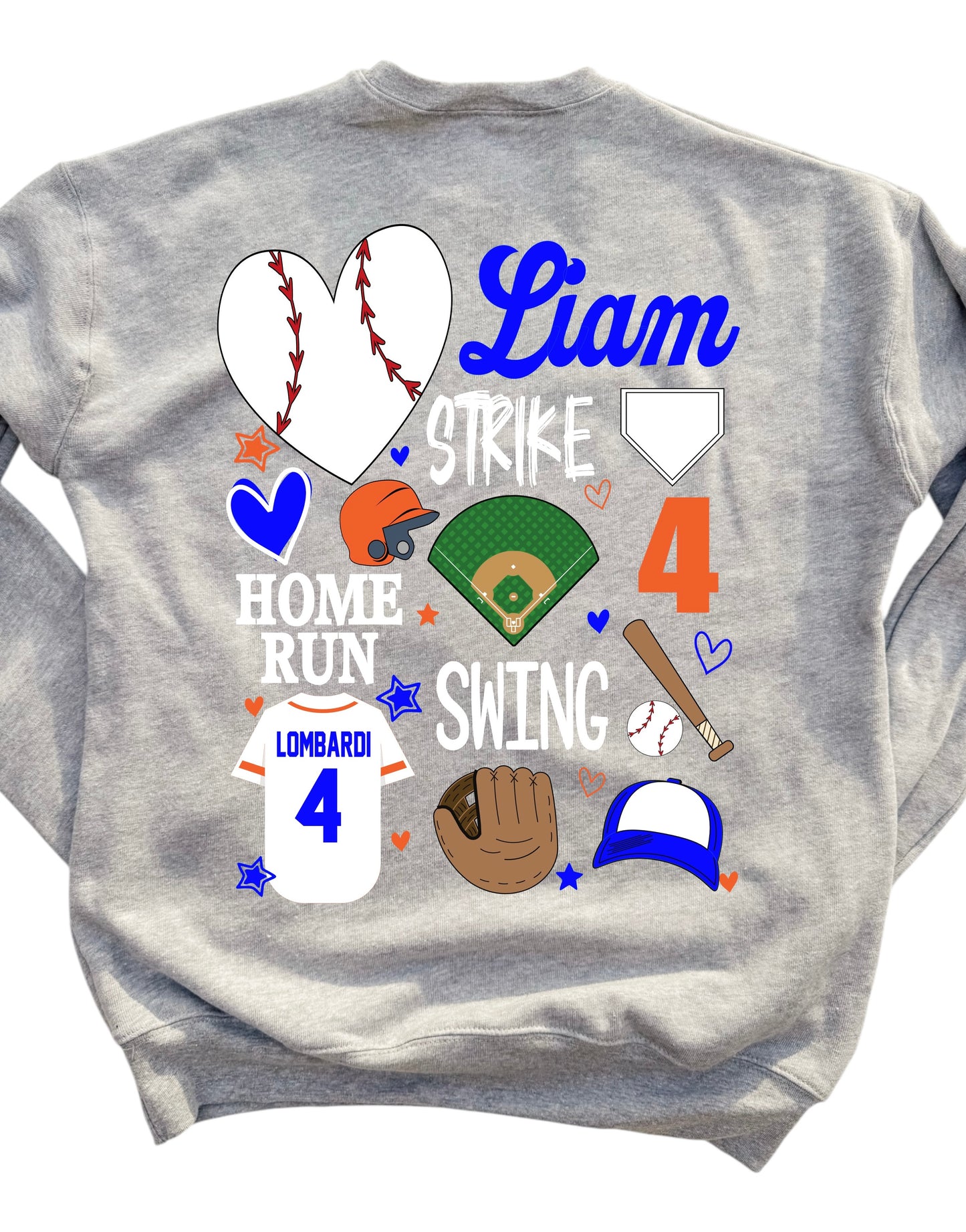 BASEBALL DOODLE - CUSTOMIZABLE