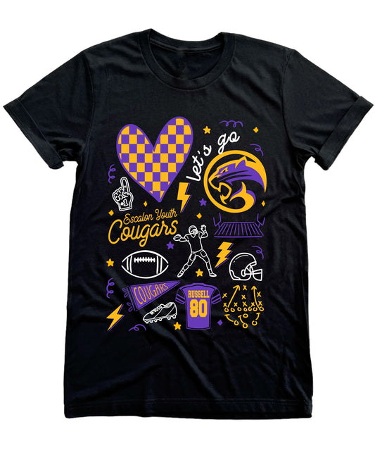 CUSTOMIZABLE Football Doodle