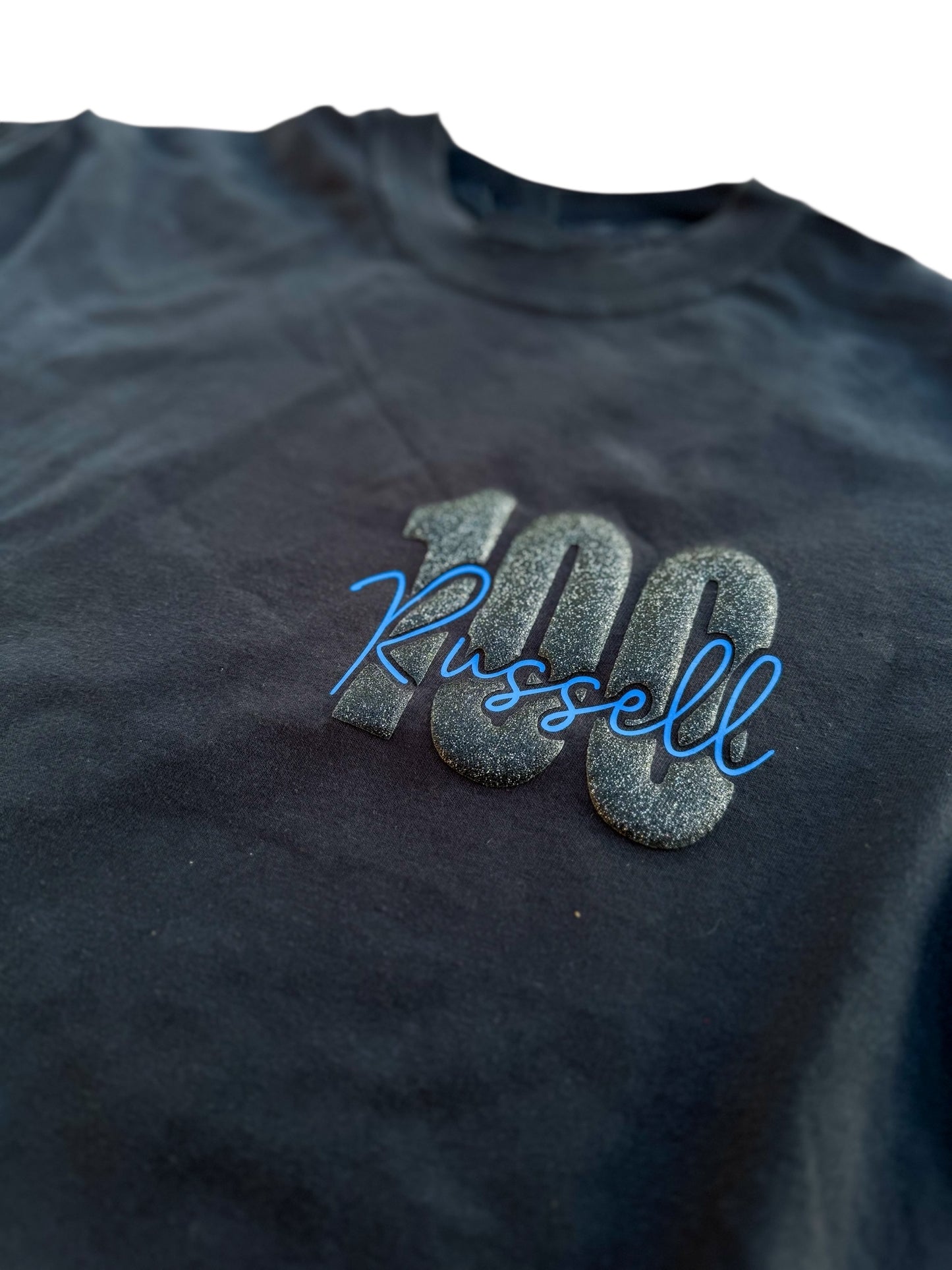 The Name Behind the Number- Leo Badge Glitter