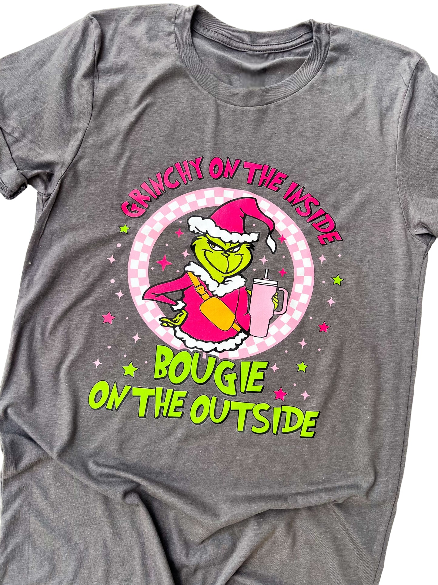 Grinchy on the inside, bougie on the outside