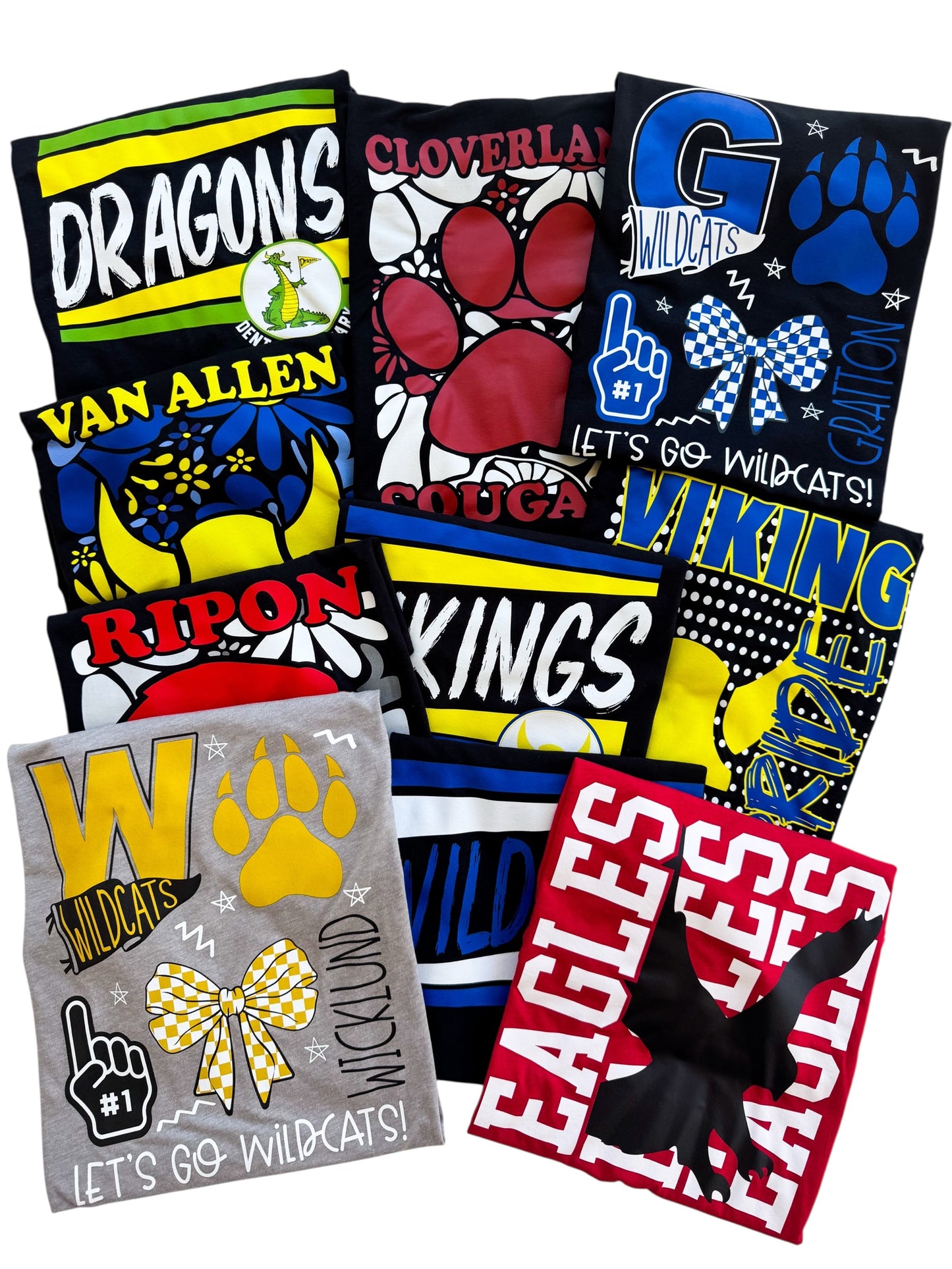 CUSTOM SCHOOL SPIRIT WEAR