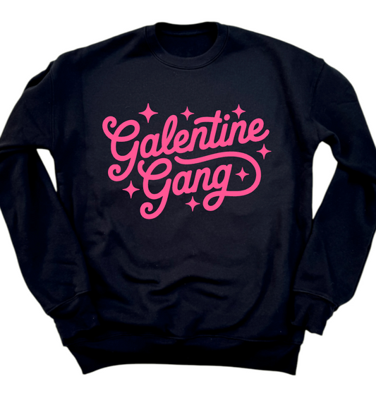 Galentine Gang - Black Apparel - Multiple Styles