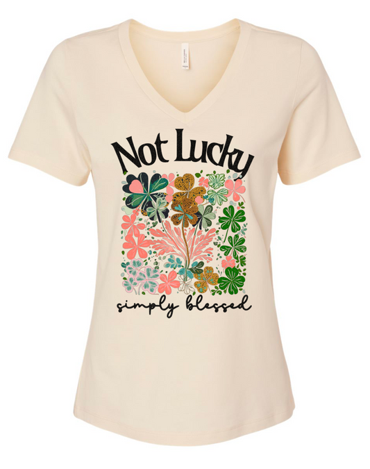 Not Lucky, Simply Blessed - Multiple Shirt Styles