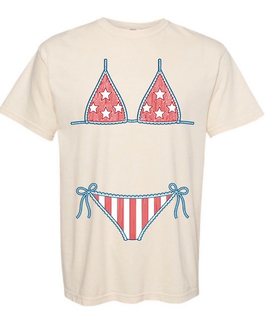 Patriotic Bikini - Multiple Shirt Styles