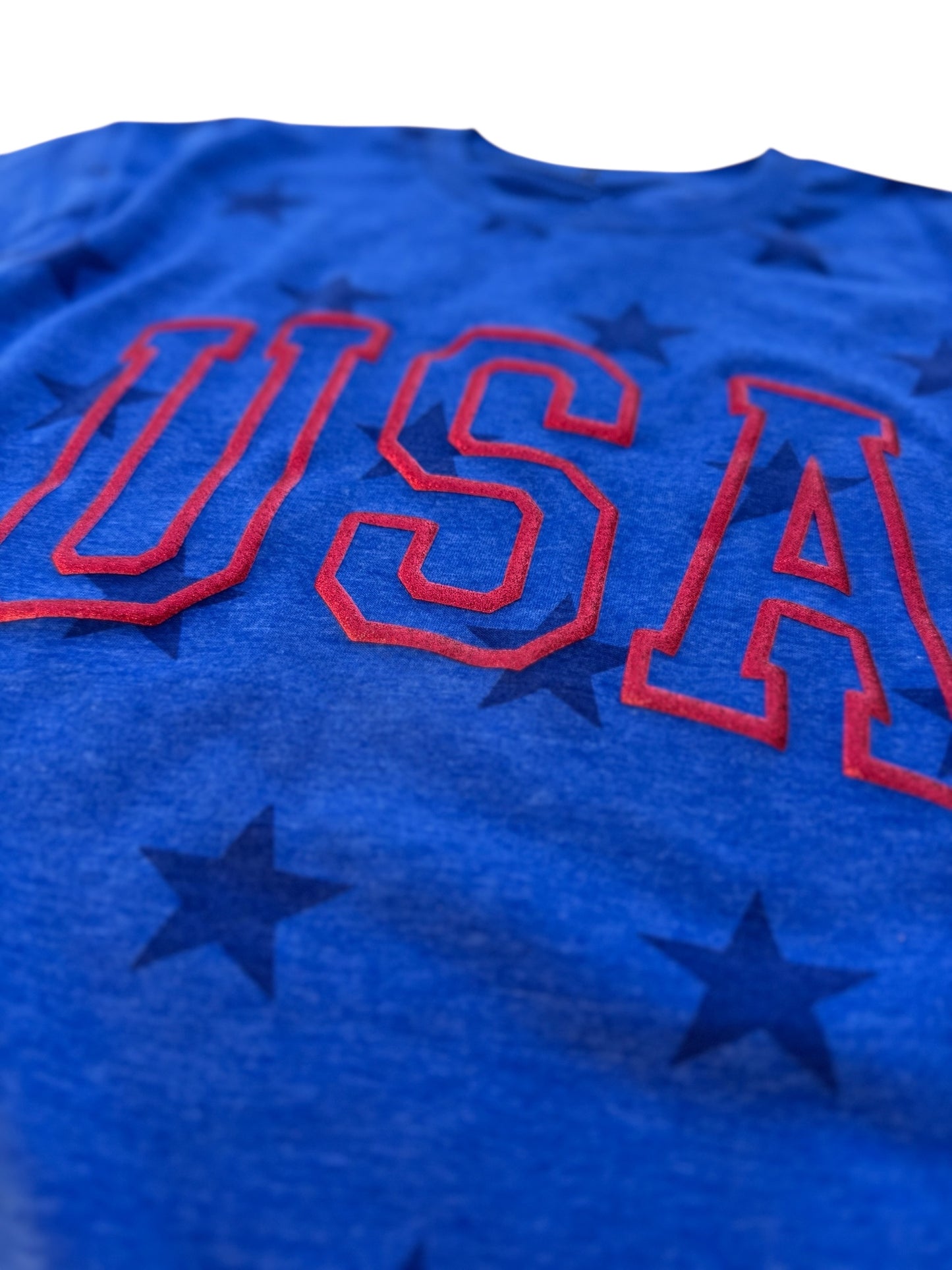 USA - Stars - GLITTER PUFF