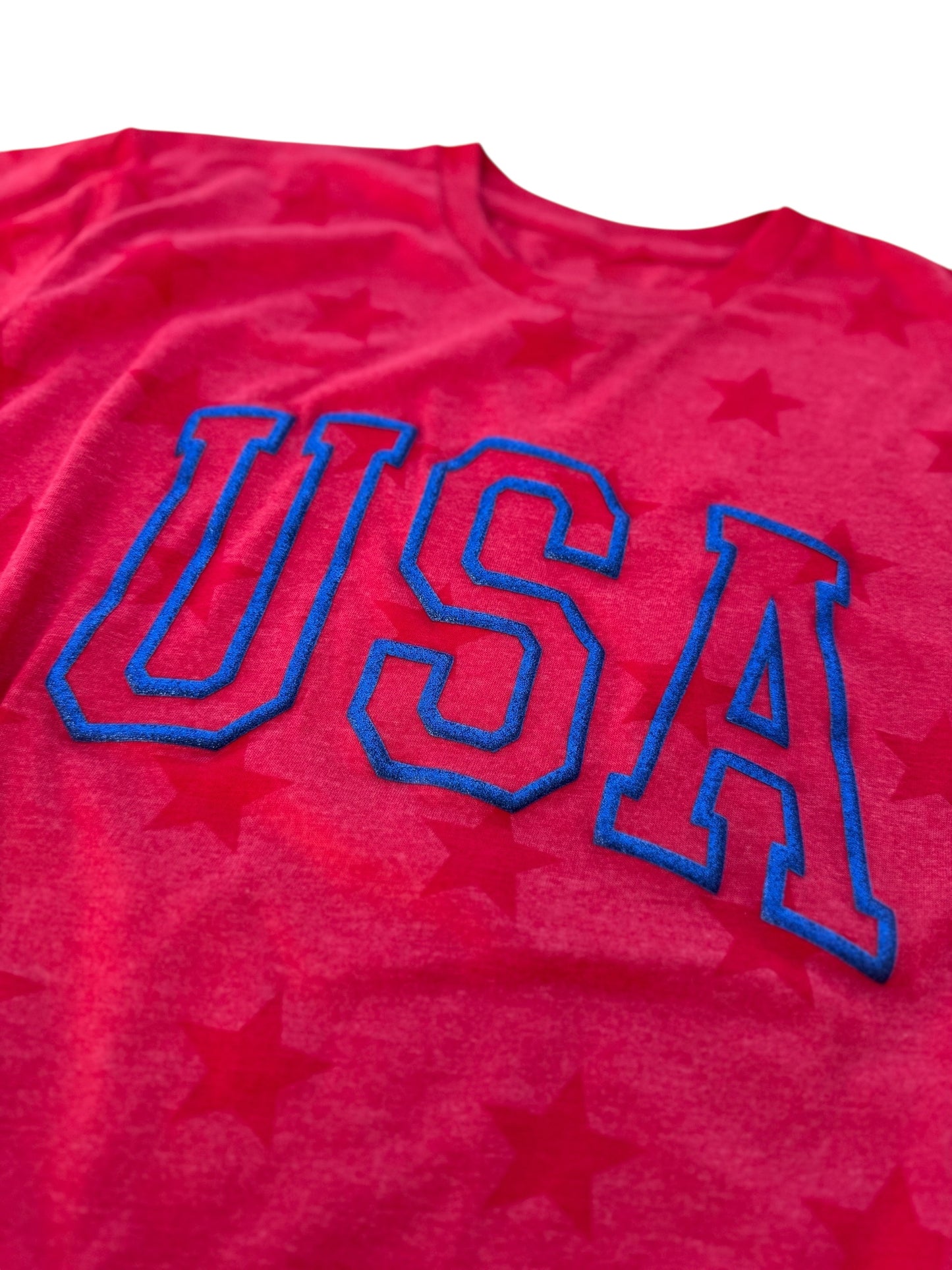 USA - Stars - GLITTER PUFF