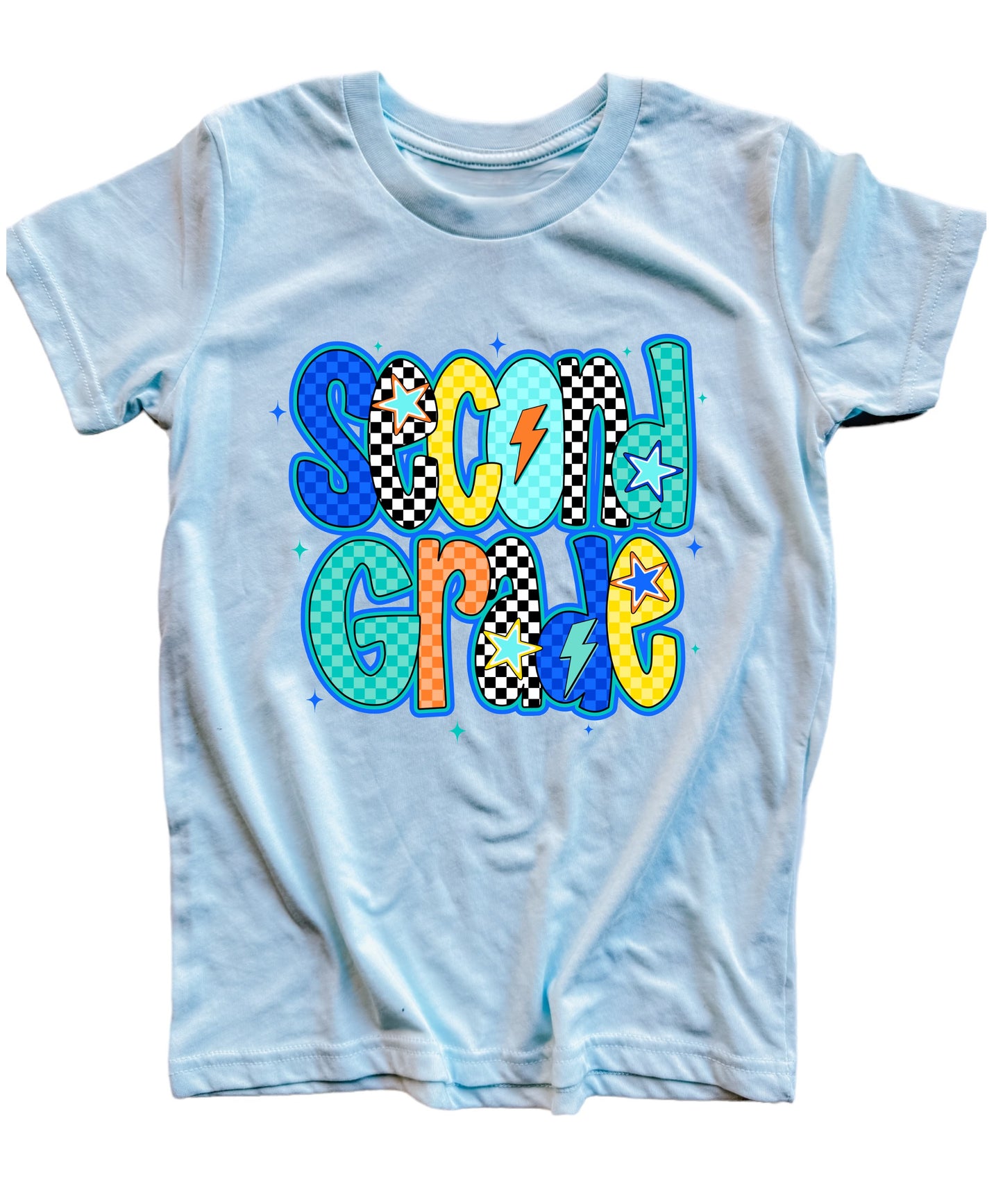 Back To School Blue Doodle- CUSTOMIZABLE