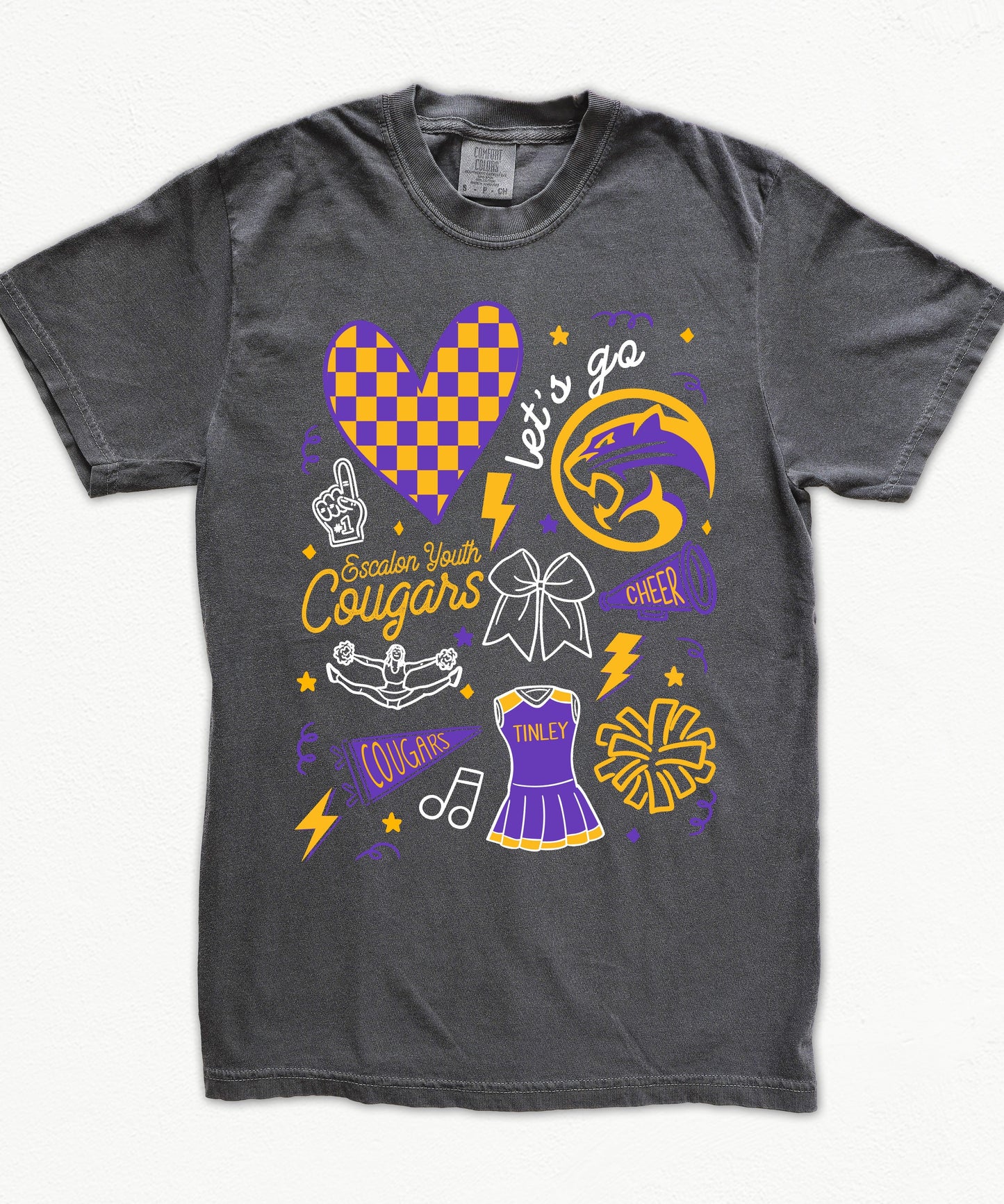 CUSTOMIZABLE Cheer Doodle