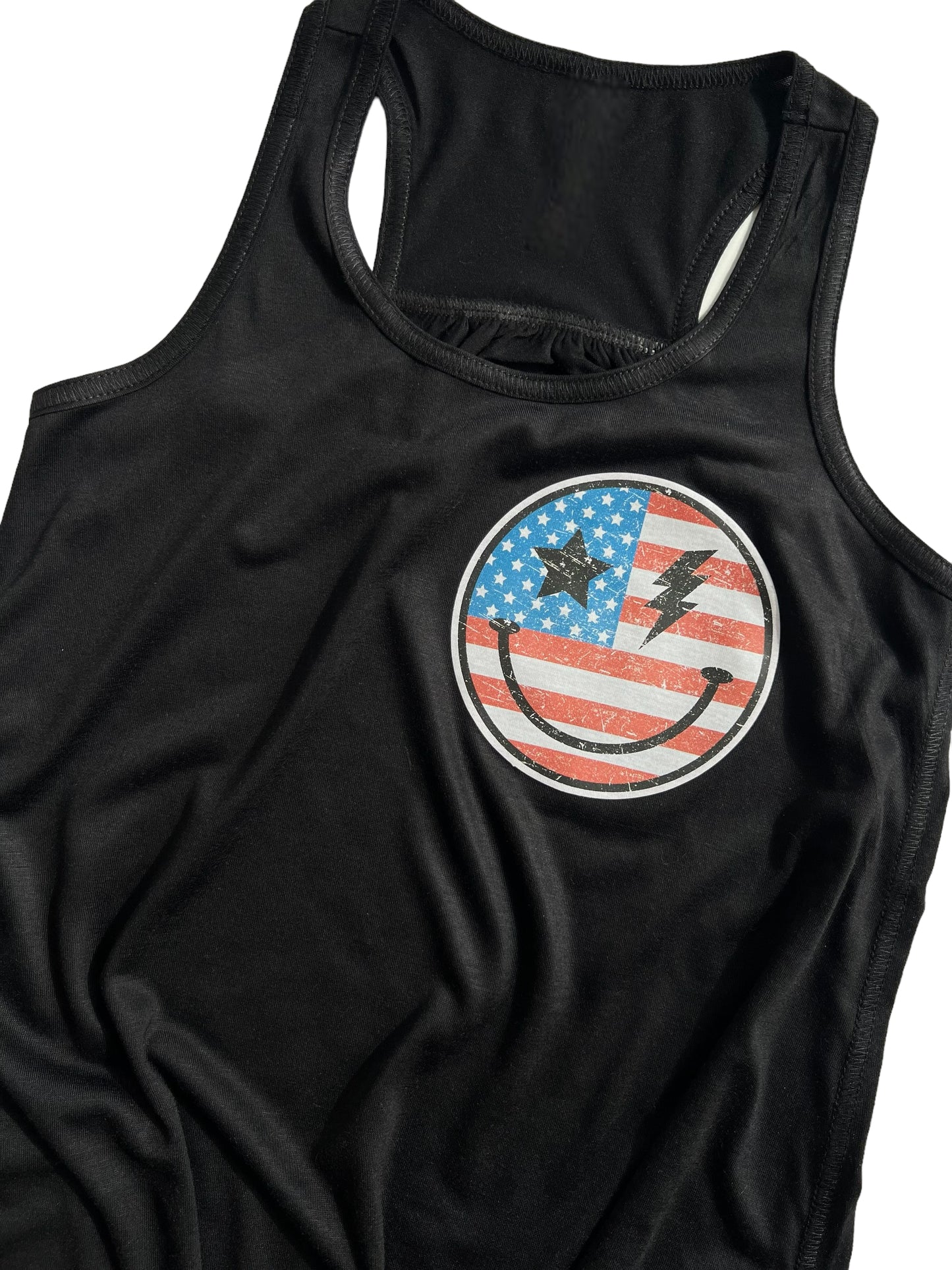Patriotic Smiley Face - POCKET DESIGN