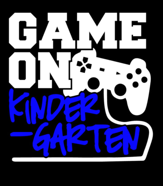 Game on - school grade - Blue Design - WITHOUT NAME - KIDS