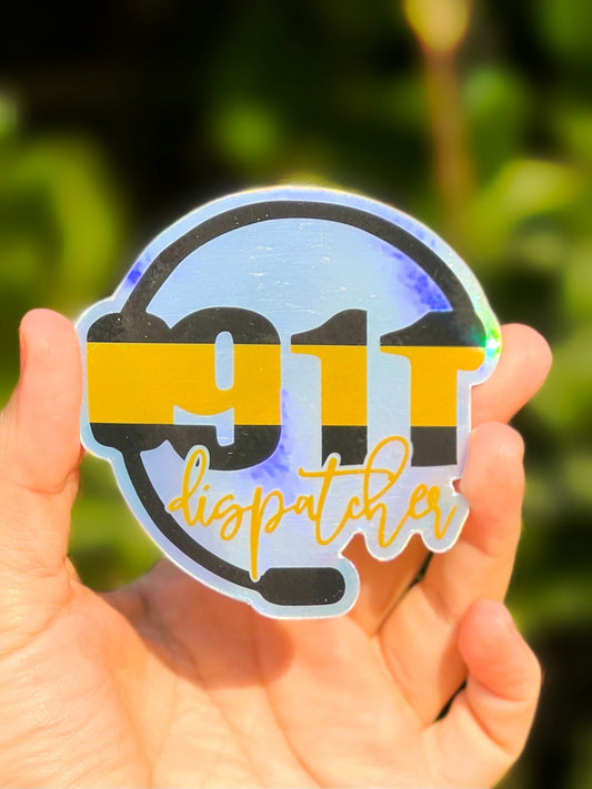 911 Dispatcher- STICKER