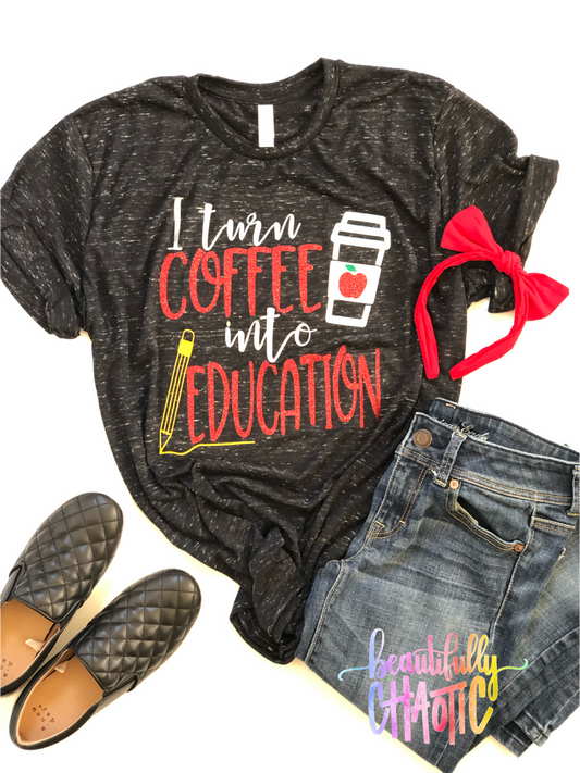 I turn coffee into education