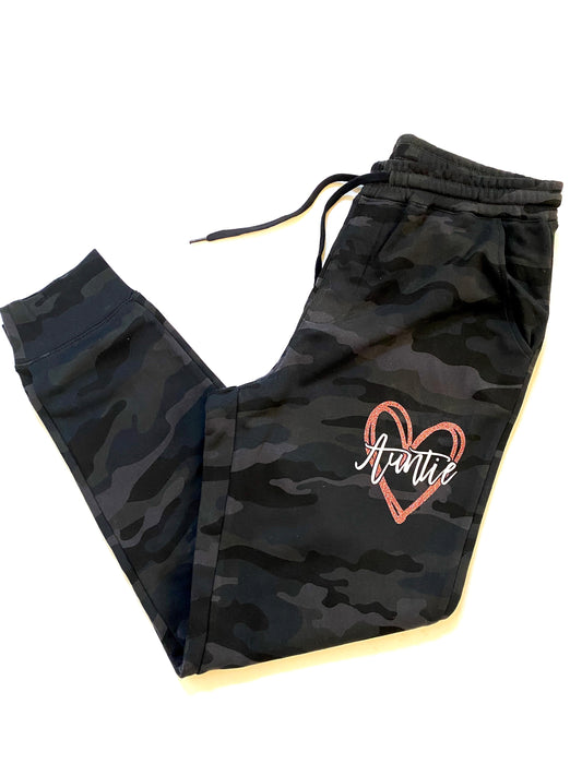 Auntie heart joggers