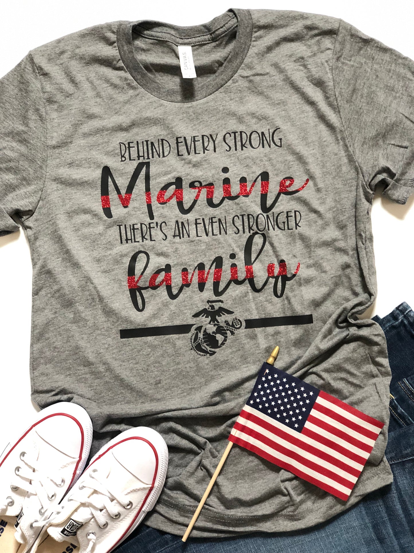 Behind every strong marine, there's an even stronger family.