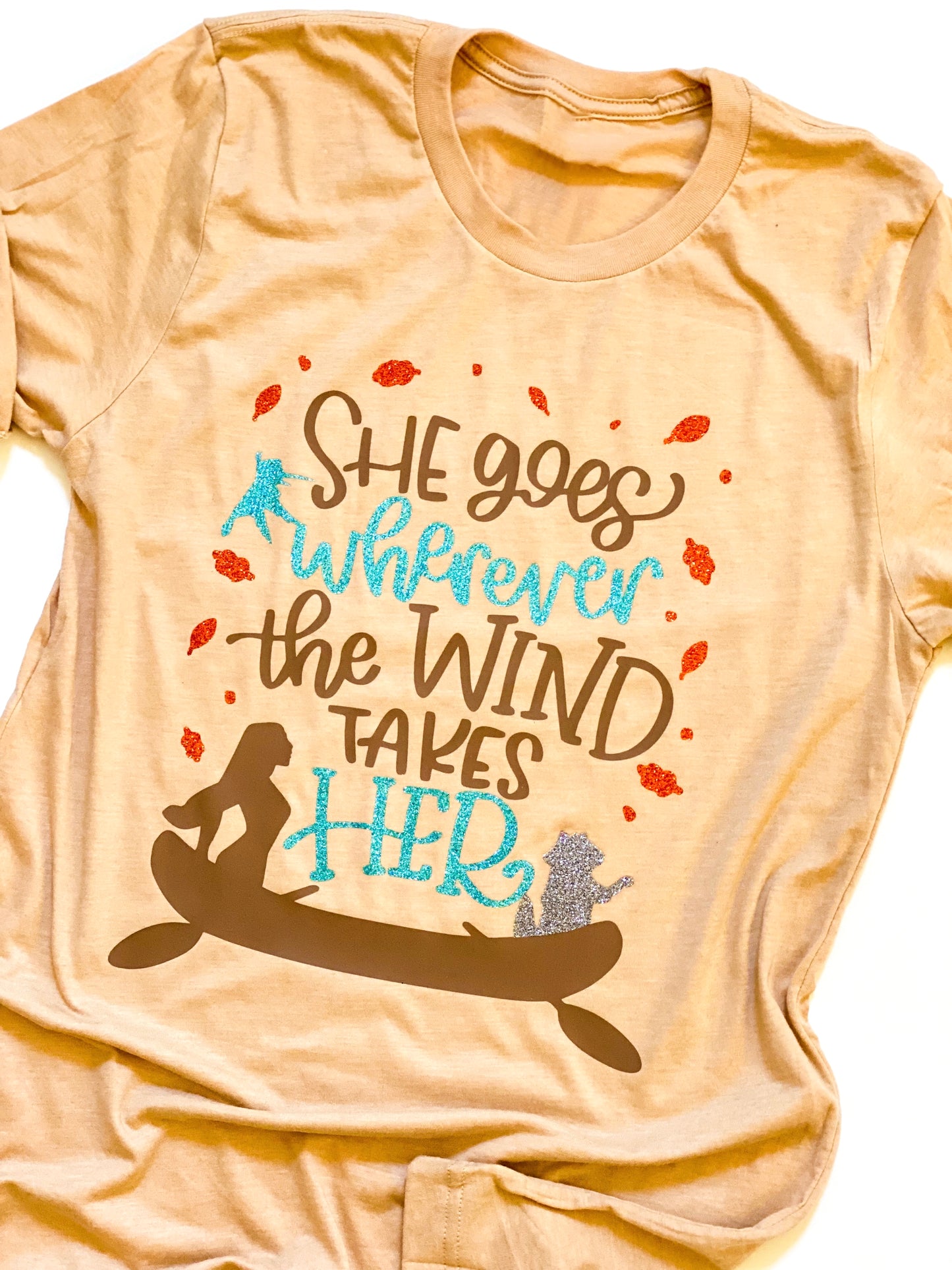 She goes wherever the wind takes her