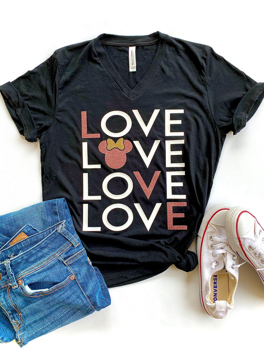 LOVE - Minnie - ROSE GOLD