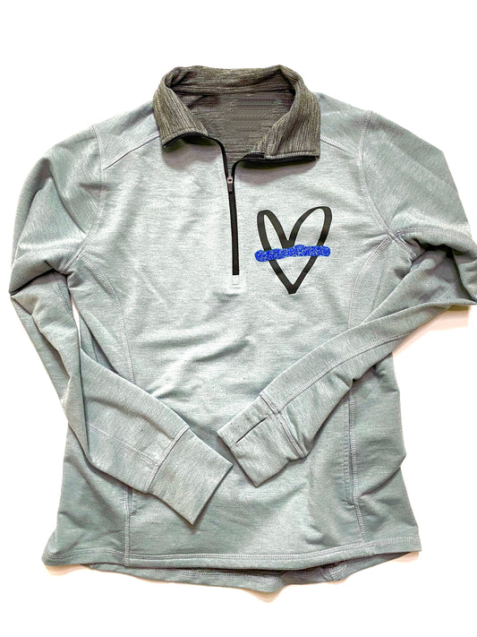 TBL HEART - Quarter Zip