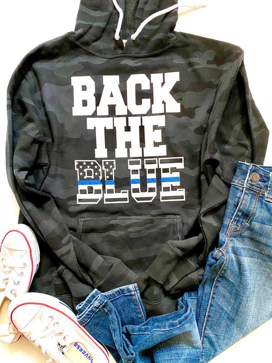 BLACK CAMO - Back the Blue