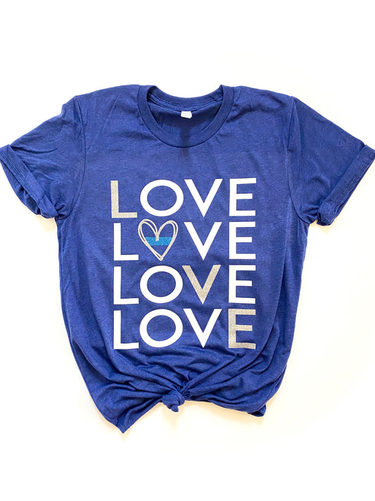LOVE LOVE LOVE LOVE - Thin Blue Line