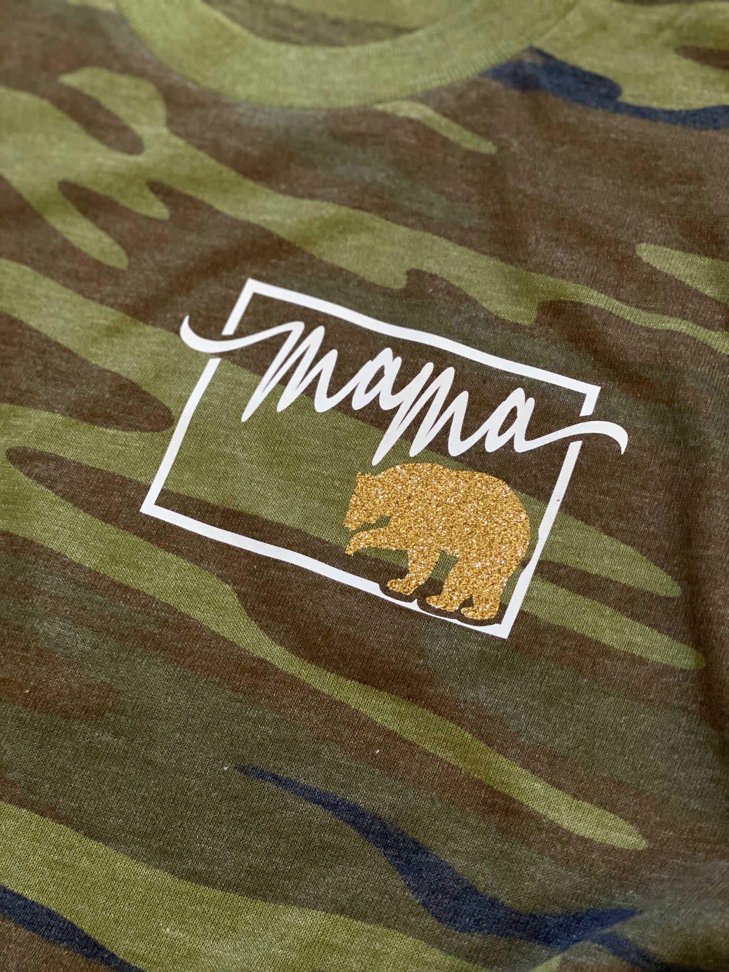 Mama bear - CAMO- pocket design