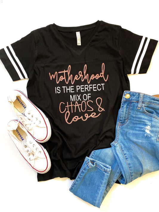 Motherhood- the perfect mix of chaos and love
