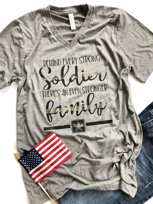 Behind every strong soldier, there's an even stronger family.