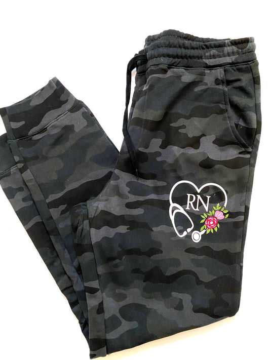 RN stethoscope heart - JOGGERS